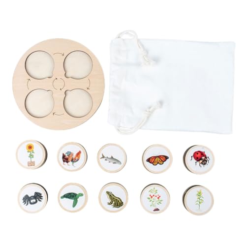 Gogogmee Biologisches Tier lebenszyklus Modell aus Holz mit Lernbrett Pädagogisches Kognitionstier Langlebiges Multifunktionales Lernspielzeug zur Naturerkenntnis und Eltern Junge Gogogmee Biologisches Tier lebenszyklus Modell aus Holz mit Lernbrett Pädagogisches Kognitionstier Langlebiges Multifunktionales Lernspielzeug zur Naturerkenntnis und Eltern Junge von Gogogmee