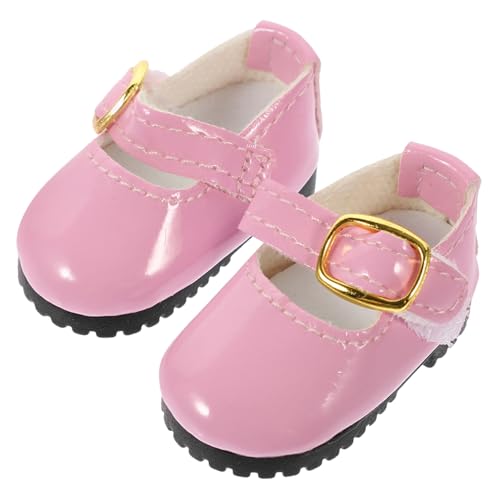 Gogogmee Bjd Puppenschuhe aus PU Leder Kleine Rosa Puppenschuhe Dekorative Mädchen für Baumwollpuppen Leicht Modisch Passend zu Puppen Outfits Gogogmee Bjd Puppenschuhe aus PU Leder Kleine Rosa Puppenschuhe Dekorative Mädchen für Baumwollpuppen Leicht Modisch Passend zu Puppen Outfits von Gogogmee