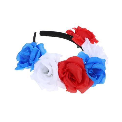 Gogogmee Blumenstirnband Halloween Rosenkranz Floral Haarreif Party Kopfschmuck Komfortabel Strapazierfähig Für Frauen Mädchen Festliche Dekoration von Gogogmee