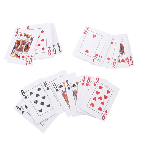Gogogmee Braille Spielkarten Übergroße Karten Für Sehbehinderte Große Druckversion Für Kartenspiele Und Unterhaltung Blindenschrift Für Einfaches von Gogogmee
