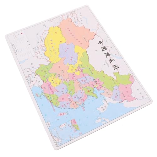 Gogogmee China Politische Karte Puzzle für Edukatives Lernspielzeug Kognition und Problemlösung Leichtes Interaktives Puzzleset als Geschenk für Junge Mädchen und Jungen Ab Jahren von Gogogmee