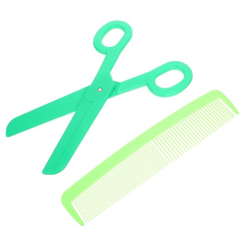 Gogogmee Clown Schere und Großer Kamm aus Robustem Kunststoff Übergroße Bühnenrequisite für Halloween Karneval Cosplay und Partydekoration von Gogogmee