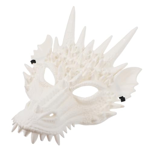 Gogogmee Cosplay Drachen Maske Vollgesicht Weiß Gruselige Halloween Maske Tierkostüm Accessoire für Karneval Themen Maskenparty Gogogmee Cosplay Drachen Maske Vollgesicht Weiß Gruselige Halloween Maske Tierkostüm Accessoire für Karneval Themen Maskenparty von Gogogmee