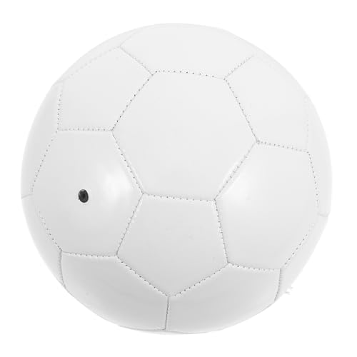 Gogogmee DIY Blank Fußball für Weißer Unlackierter Fußball zum Bemalen und Gestalten Zubehör für Bastelaktivitäten von Gogogmee
