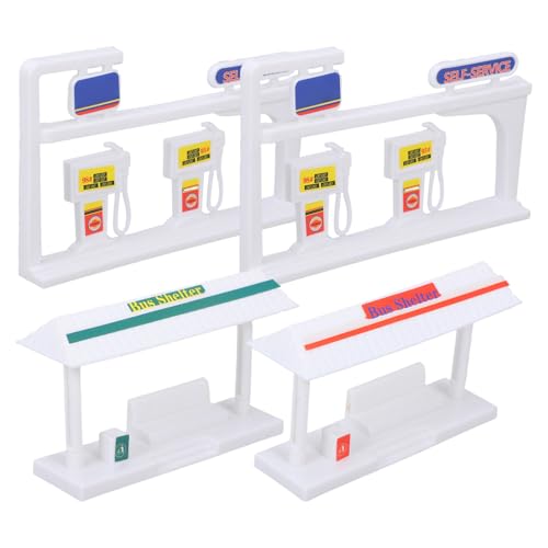 Gogogmee DIY Buswartehäuschen und Tankstellen Modellset Pädagogisches Sandspieltisch Zubehör Fördert Kreativität Feinmotorik und Vorstellungskraft Kindersicher mit Glatten Kanten Gogogmee DIY Buswartehäuschen und Tankstellen Modellset Pädagogisches Sandspieltisch Zubehör Fördert Kreativität Feinmotorik und Vorstellungskraft Kindersicher mit Glatten Kanten von Gogogmee