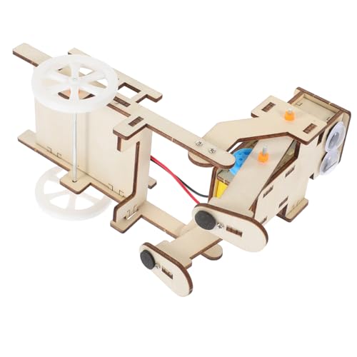 Gogogmee DIY Holzroboter Bausatz mit Trolley für Wissenschaftsprojekt Pädagogisch Kreativ Ab Jahren Holzmodell Bausatz zum Zusammenbauen und Experimentieren Gogogmee DIY Holzroboter Bausatz mit Trolley für Wissenschaftsprojekt Pädagogisch Kreativ Ab Jahren Holzmodell Bausatz zum Zusammenbauen und Experimentieren von Gogogmee