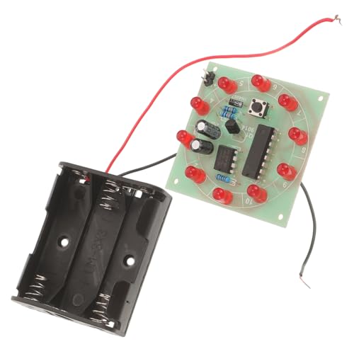 Gogogmee DIY LED Lucky Wheel Lamp Bausatz Elektronik Experiment Lernspielzeug mit Batteriebox für Wissenschaftliches Praktisches Training Kreatives Bastelset Gogogmee DIY LED Lucky Wheel Lamp Bausatz Elektronik Experiment Lernspielzeug mit Batteriebox für Wissenschaftliches Praktisches Training Kreatives Bastelset von Gogogmee