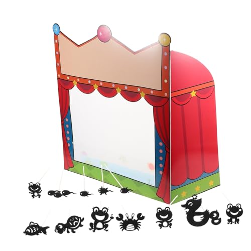 Gogogmee DIY Schattenpuppen mit Papierfiguren Interaktives Puppentheater für Kindergarten und Schule Pädagogisches Bastelspielzeug Kreativität und Feinmotorischen Fähigkeiten von Gogogmee