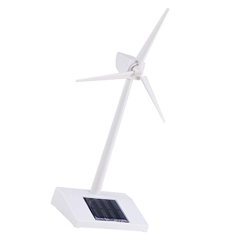 Gogogmee Desktop Windmühlenmodell aus Abs Solarbetriebene Windkraftanlage Weiß für Bildung und Kreative Dekoration Einfacher Zusammenbau ohne Kleber oder Batterien für Büro und Zuhause Gogogmee Desktop Windmühlenmodell aus Abs Solarbetriebene Windkraftanlage Weiß für Bildung und Kreative Dekoration Einfacher Zusammenbau ohne Kleber oder Batterien für Büro und Zuhause von Gogogmee