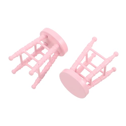 Gogogmee Dollhouse Möbelfigur Rund Hochbeiniger Stuhl für Puppenhaus Bar Wohnzimmer Natürliche Holzoptik Vielseitig für Mikro Szenen und Bastelbedarf Rosa Gogogmee Dollhouse Möbelfigur Rund Hochbeiniger Stuhl für Puppenhaus Bar Wohnzimmer Natürliche Holzoptik Vielseitig für Mikro Szenen und Bastelbedarf Rosa von Gogogmee
