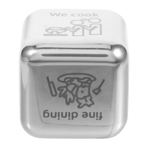 Gogogmee Edelstahl Essenswürfel Food Decision Dice Essensentscheider Würfel für Dinner Party Familie zur Jahresfeier Vielseitiger Lebensmittelwürfel Requisite Gogogmee Edelstahl Essenswürfel Food Decision Dice Essensentscheider Würfel für Dinner Party Familie zur Jahresfeier Vielseitiger Lebensmittelwürfel Requisite von Gogogmee
