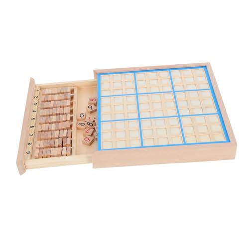 Gogogmee Educational Sudoku Board Game Logisches Trainingsspiel für Puzzles mit Schublade Klassisches Blau von Gogogmee