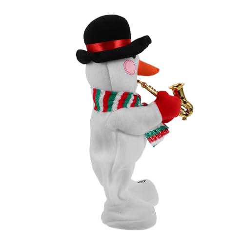 Gogogmee Elektrischer Plüsch Schneemann mit Musik Funktion Tanzend Weihnachtsdeko Weihnachtsfigur für Innenbereich Gogogmee Elektrischer Plüsch Schneemann mit Musik Funktion Tanzend Weihnachtsdeko Weihnachtsfigur für Innenbereich von Gogogmee