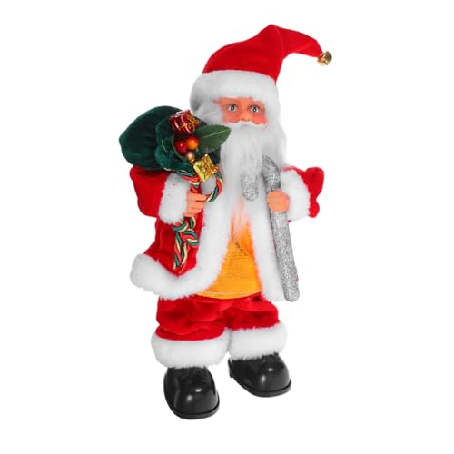 Gogogmee Elektrischer Weihnachtsmann mit Musik Kreatives Festliche Dekoration für Vielseitiges Santa Claus Ornament für Party und von Gogogmee