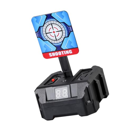 Gogogmee Elektronische Zielscheibe mit Automatischem Reset Interaktives Schießball Übungsspielzeug für Soundeffekten und Lichteffekten Praktische Trainingszielscheibe ohne Batterien von Gogogmee