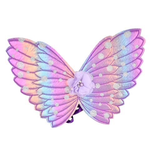 Gogogmee Engelsflügel Schmetterlingsflügel Cosplay Flügel Farbverlauf Kostüm Party Karneval Verkleidung Fotorequisite für Mädchen von Gogogmee