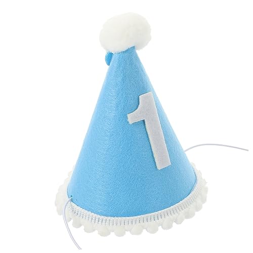 Gogogmee Erster Geburtstag Hut für Niedlicher Geburtstags Hut mit Foto Requisite für Jungen Leicht und Bequem für Kindergeburtstagspartys und Unvergessliche Erinnerungen von Gogogmee