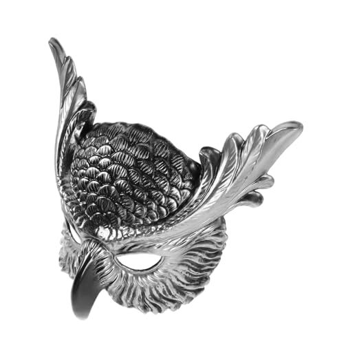 Gogogmee Eulenmaske Tiermaske Vogelmaske Vogelmaske Tier Halbgesichtsmasken Maske Halloween Masken Für Frauen Festivalmaske Tiermaske Silber Pp Kunststoff Gogogmee Eulenmaske Tiermaske Vogelmaske Vogelmaske Tier Halbgesichtsmasken Maske Halloween Masken Für Frauen Festivalmaske Tiermaske Silber Pp Kunststoff von Gogogmee