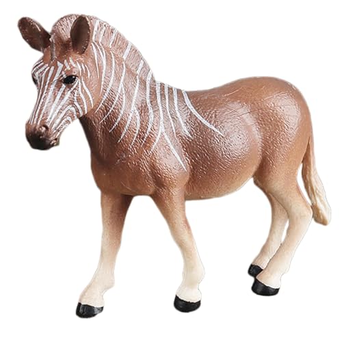 Gogogmee Fake Zebrass Modellfigur Realistische Simulation Eines Zebrass Tiers aus Langlebigem Kunststoff für Dekoration und Lernzwecke von Gogogmee