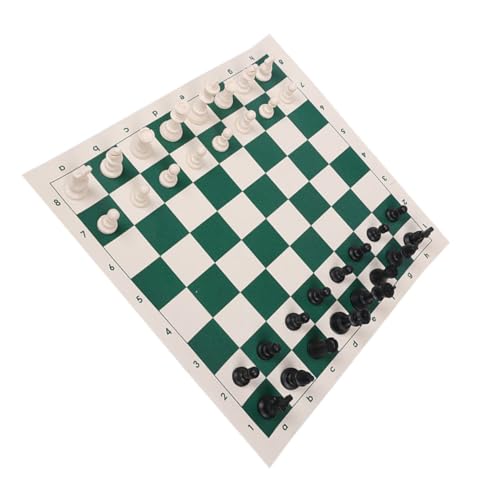 Gogogmee Faltbares Schachbrett mit Rollendesign Kunststoff Schachspiel für Erwachsene Lernspielzeug für Zuhause Schule Reise und Freizeitspaß Gogogmee Faltbares Schachbrett mit Rollendesign Kunststoff Schachspiel für Erwachsene Lernspielzeug für Zuhause Schule Reise und Freizeitspaß von Gogogmee