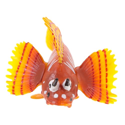 Gogogmee Feuerfischmodell Tiererkennungsmodell Gefälschtes Fischmodell Realistische Tierfigur Simulationsfisch Dekoration Kleintierdekoration Simulationstierfiguren Modelltier von Gogogmee