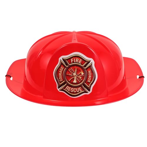 Gogogmee Feuerwehrhelm aus Kunststoff Kostümzubehör für Rollenspiele für Geburtstagsfeiern Halloween und Schulveranstaltungen Gogogmee Feuerwehrhelm aus Kunststoff Kostümzubehör für Rollenspiele für Geburtstagsfeiern Halloween und Schulveranstaltungen von Gogogmee