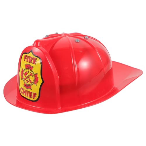 Gogogmee Feuerwehrmann Helm Cosplay Feuerwehrhut für Jungen und Mädchen Zubehör für Feuerwehrmann Kostüme Partyhüte und Rollenspiele Langlebig für Verschiedene Anlässe Geeignet von Gogogmee