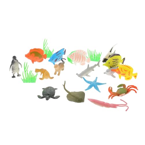 Gogogmee Frühkindliches Lernspielzeug Realistischen Meeresbewohner Modellen und Wasserpflanzen Farbenfrohe Aquarium deko für Kreativität und Farberkennung Gogogmee Frühkindliches Lernspielzeug Realistischen Meeresbewohner Modellen und Wasserpflanzen Farbenfrohe Aquarium deko für Kreativität und Farberkennung von Gogogmee