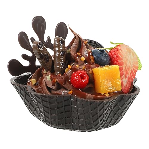 Gogogmee Gefälschtes Eismodell Realistisches Dessert Künstliches für Kreative Fotos Ausstellungszubehör für Zuhause und Geschäft Kompaktes Design für Einfache Lagerung Gogogmee Gefälschtes Eismodell Realistisches Dessert Künstliches für Kreative Fotos Ausstellungszubehör für Zuhause und Geschäft Kompaktes Design für Einfache Lagerung von Gogogmee