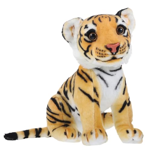 Gogogmee Gelbes Großes Realistisch Gestaltetes Tiger Kuscheltier Plüschtier Weiches Elastisches und Dekorative Sammlerfigur zu Geburtstag und Neujahr Gogogmee Gelbes Großes Realistisch Gestaltetes Tiger Kuscheltier Plüschtier Weiches Elastisches und Dekorative Sammlerfigur zu Geburtstag und Neujahr von Gogogmee