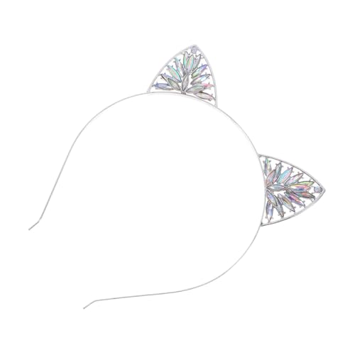 Gogogmee Glitzerndes Katzenohren Haarreif Damen mit Funkelnden Strasssteinen Leichter Bequemer Haarschmuck für Cosplay Halloween Party und Kostümzubehör Gogogmee Glitzerndes Katzenohren Haarreif Damen mit Funkelnden Strasssteinen Leichter Bequemer Haarschmuck für Cosplay Halloween Party und Kostümzubehör von Gogogmee