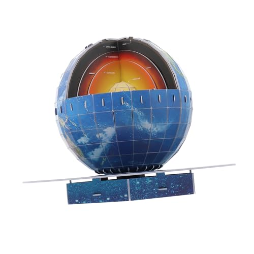 Gogogmee Globe Puzzle Modell Bausatz für Ab Jahren Pädagogisches DIY Lernspielzeug Hand Auge Koordination Räumlichem und Geografieverständnis von Gogogmee