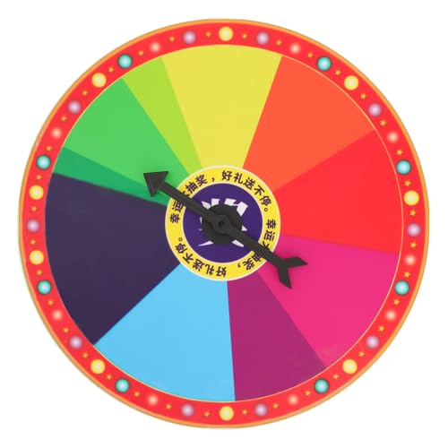 Gogogmee Glückliches Wand preisrad Klein Leicht Tragbar Drehbares Partyspiel Tombola Draw Game Prop für Erwachsene Veranstaltung Spaß Gogogmee Glückliches Wand preisrad Klein Leicht Tragbar Drehbares Partyspiel Tombola Draw Game Prop für Erwachsene Veranstaltung Spaß von Gogogmee