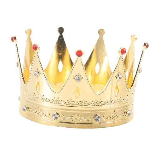 Gogogmee Goldene Geburtstagskrone für Mädchen Dekoratives Party Kopfschmuck Leichte Prinzessin Krone mit Hochwertiger Verarbeitung Stabil und Farbintensiv für Rollenspiele und von Gogogmee