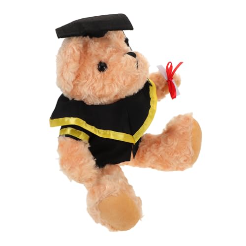 Gogogmee Graduierung Plüschtier mit Doktorhut Weiches Stofftier Kuscheltier Abschlussgeschenk für Jugendliche Erwachsene Dekoratives Andenken für Abschlussfeier Gogogmee Graduierung Plüschtier mit Doktorhut Weiches Stofftier Kuscheltier Abschlussgeschenk für Jugendliche Erwachsene Dekoratives Andenken für Abschlussfeier von Gogogmee