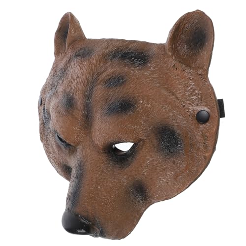 Gogogmee Festival Bärenmaske - Pu-Maske für Damen & Herren - Bärenkopf Kostüm für Party, Halloween & Festival - Maskenset mit Stütze von Gogogmee