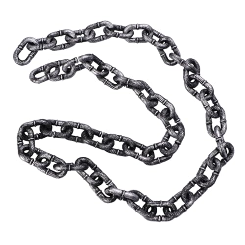 Gogogmee Halloween Deko Kette Kunststoff Gefangenenkette mit Rostiger Optik Realistische Häftlings Dekoration für Kostümparty Karneval und Mottoparty von Gogogmee