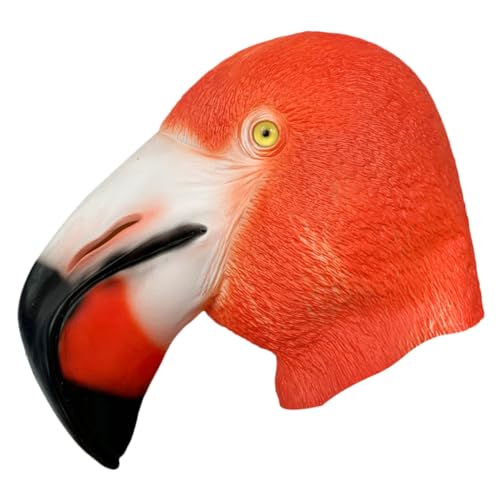 Gogogmee Halloween Flamingo Maske Vollgesicht Lustige Tierkopf Party Maske für Erwachsene Unisex Bequem für Halloween Maskenball Tanz und Cosplay Events Kreative Vogel Schnabel Gestaltung Gogogmee Halloween Flamingo Maske Vollgesicht Lustige Tierkopf Party Maske für Erwachsene Unisex Bequem für Halloween Maskenball Tanz und Cosplay Events Kreative Vogel Schnabel Gestaltung von Gogogmee