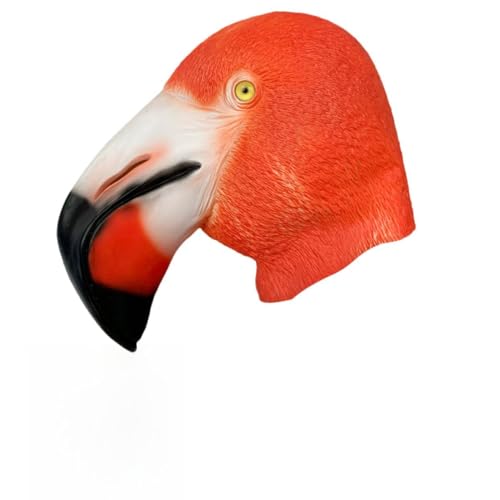 Gogogmee Halloween Flamingo Maske Vollgesicht Tiermasken Karneval Fasching Party Erwachsene Kostüm Zubehör für Halloween Maskenbälle Gogogmee Halloween Flamingo Maske Vollgesicht Tiermasken Karneval Fasching Party Erwachsene Kostüm Zubehör für Halloween Maskenbälle von Gogogmee
