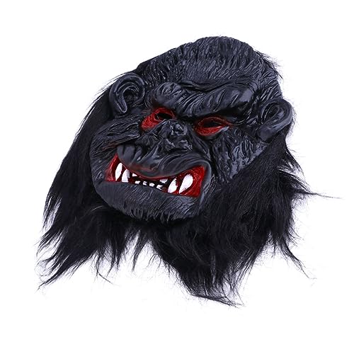 Gogogmee Halloween 1 Stück Gorilla-maske Schwarz Gruselige Horror-maske Für Party-verkleidung Und Auftritt von Gogogmee
