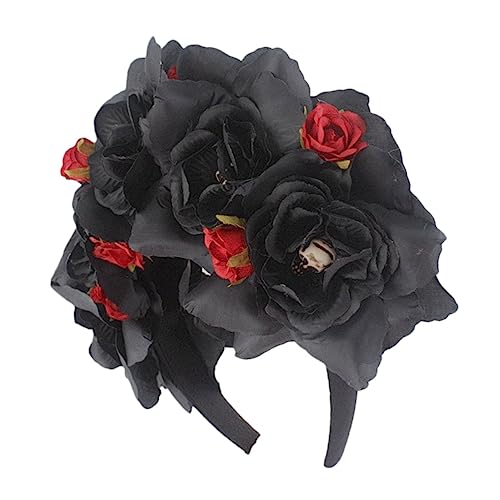 Gogogmee Halloween Haarreif mit Schwarzem Rosen Dekor Leichter Bequemer Kopfschmuck für Partys Fotoshootings und Festliche Kostümierungen Gogogmee Halloween Haarreif mit Schwarzem Rosen Dekor Leichter Bequemer Kopfschmuck für Partys Fotoshootings und Festliche Kostümierungen von Gogogmee