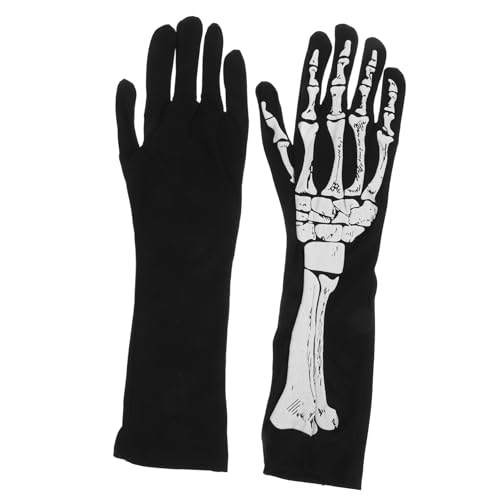 Gogogmee Halloween Skeletthandschuhe Langarm Vollfinger Cosplay Party Zubehör Atmungsaktive Gruselhandschuhe für Erwachsene Bequemes Halloween Kostümzubehör Gogogmee Halloween Skeletthandschuhe Langarm Vollfinger Cosplay Party Zubehör Atmungsaktive Gruselhandschuhe für Erwachsene Bequemes Halloween Kostümzubehör von Gogogmee
