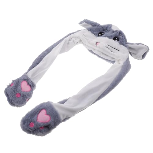 Gogogmee Hamster Plüschmütze mit Beweglichen Ohren Lustige Kopfdeko für Karneval Partys und Fotoshootings Geeignet für Erwachsene Hochwertigem Plüsch Gefertigt Farbe Zufällige Farbe von Gogogmee