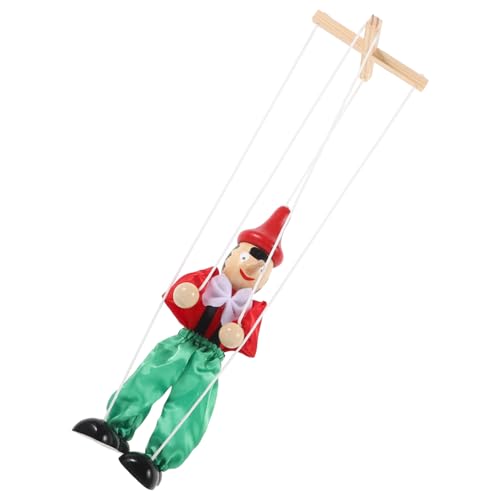 Gogogmee Handgefertigte Marionetten Puppe aus Holz Interaktives Fadenspielzeug für Ab Jahren Bewegliche Puppen für Kreatives und Festliche Dekoration Zufällige Farbe Zufällige Farbe von Gogogmee