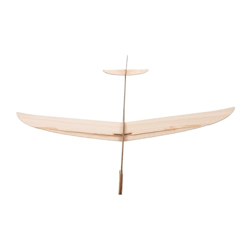 Gogogmee Handgefertigtes Holz Segelflugzeug Handstart Einfach Stabil Für Erwachsene Indoor Outdoor Spiel DIY Modellflugzeug Reisespielzeug Holzmodell von Gogogmee