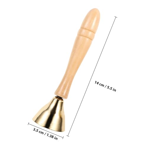 Gogogmee Handglocken aus Reinem Kupfer mit Griff Musikinstrumente für Musikalische Früherziehung Leicht Handlich als Lernspielzeug und Geburtstagsgeschenk für Mädchen und Jungen von Gogogmee