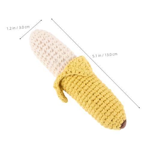 Gogogmee Handglockenspielzeug Für Kleinkinder Weicher Beißspielzeug Für Neugeborene Gehäkeltes Handrasselspielzeug Für Junge Mädchen Handrasselspielzeug von Gogogmee