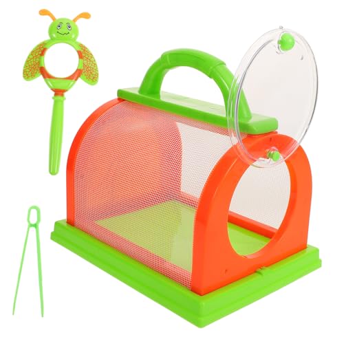 Gogogmee Handheld-Insektenhalter Lupe wiederverwendbarer Insektenkäfig aus Netzgewebe für Jungen und Mädchen für das Schmetterlingshaus von Gogogmee