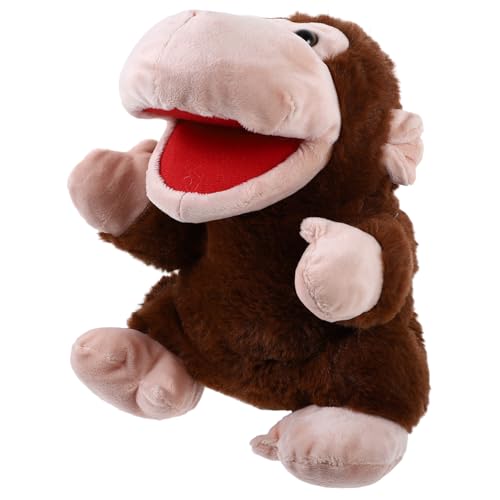 Gogogmee Handpuppe AFFE Weiches Plüschtier mit Beweglichem Mund Interaktive Tierhandpuppe für Geschichtenerzählen Vielseitig Einsetzbar Dekoration Perfektes Gogogmee Handpuppe AFFE Weiches Plüschtier mit Beweglichem Mund Interaktive Tierhandpuppe für Geschichtenerzählen Vielseitig Einsetzbar Dekoration Perfektes von Gogogmee