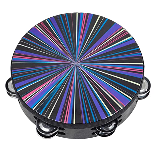 Gogogmee Handtrommel Tamburin Bunte Percussion für Interaktives Hand Augen Koordination und Konzentration Sicheres Material Leicht und Langlebig von Gogogmee